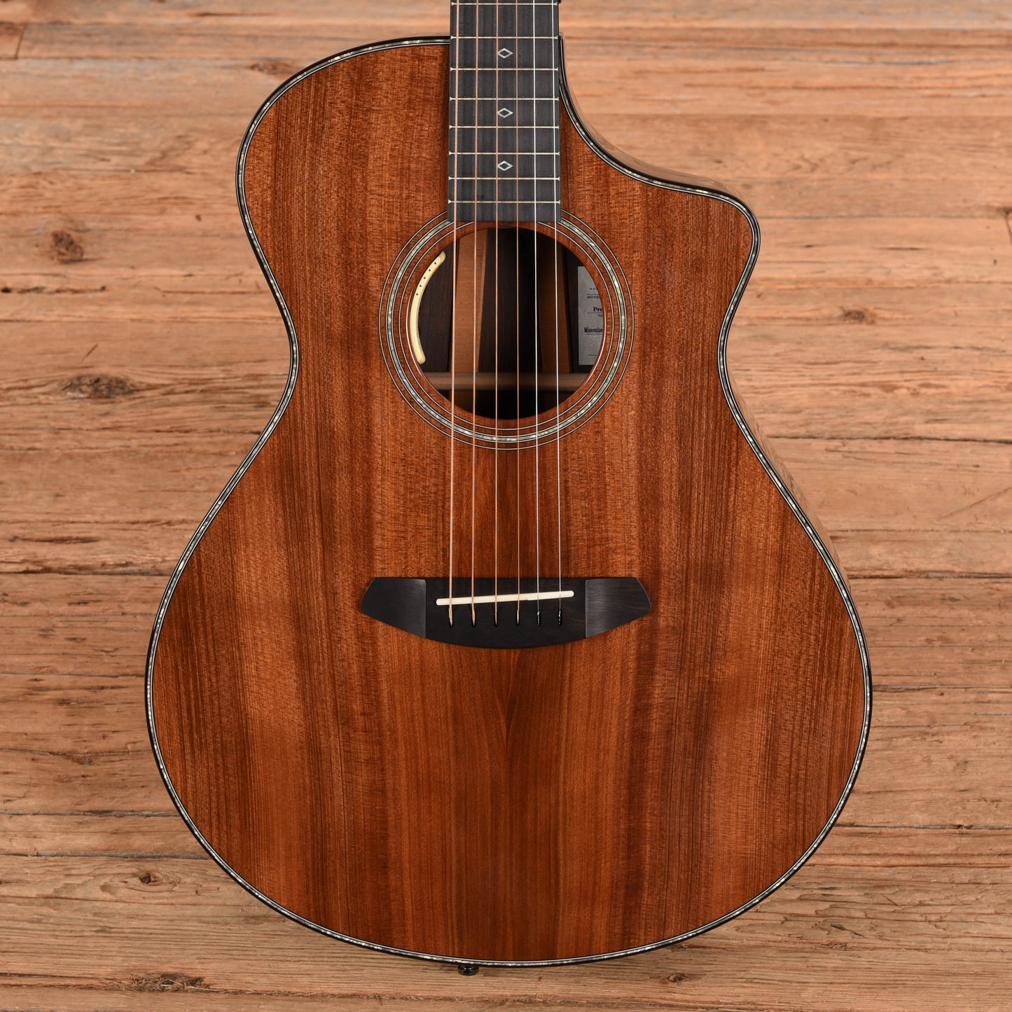 Breedlove Premier Concert Thinline Sunburst 2025 Acoustic Guitars
