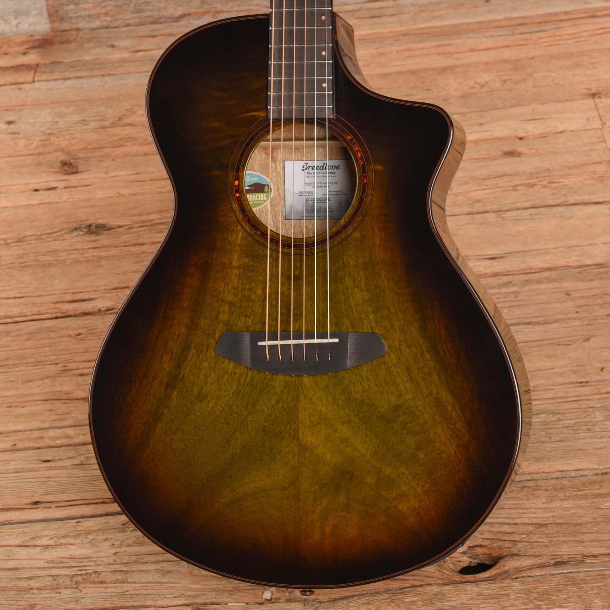 Breedlove Persuit EXS Concert EA CE Murtle Wood Earthsong 2022 Acoustic Guitars / Concert