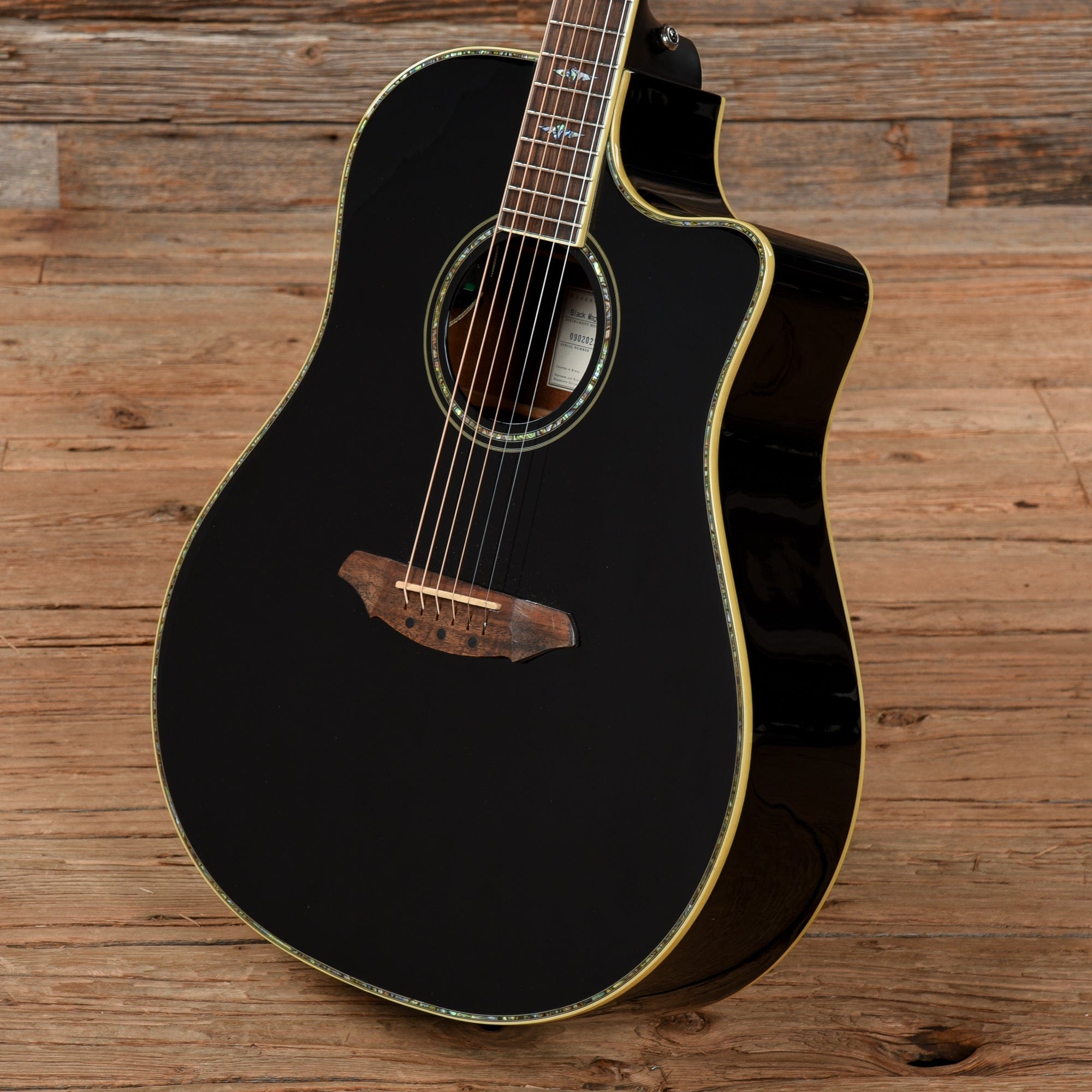 Breedlove Black Magic D25 Black Acoustic Guitars / Dreadnought