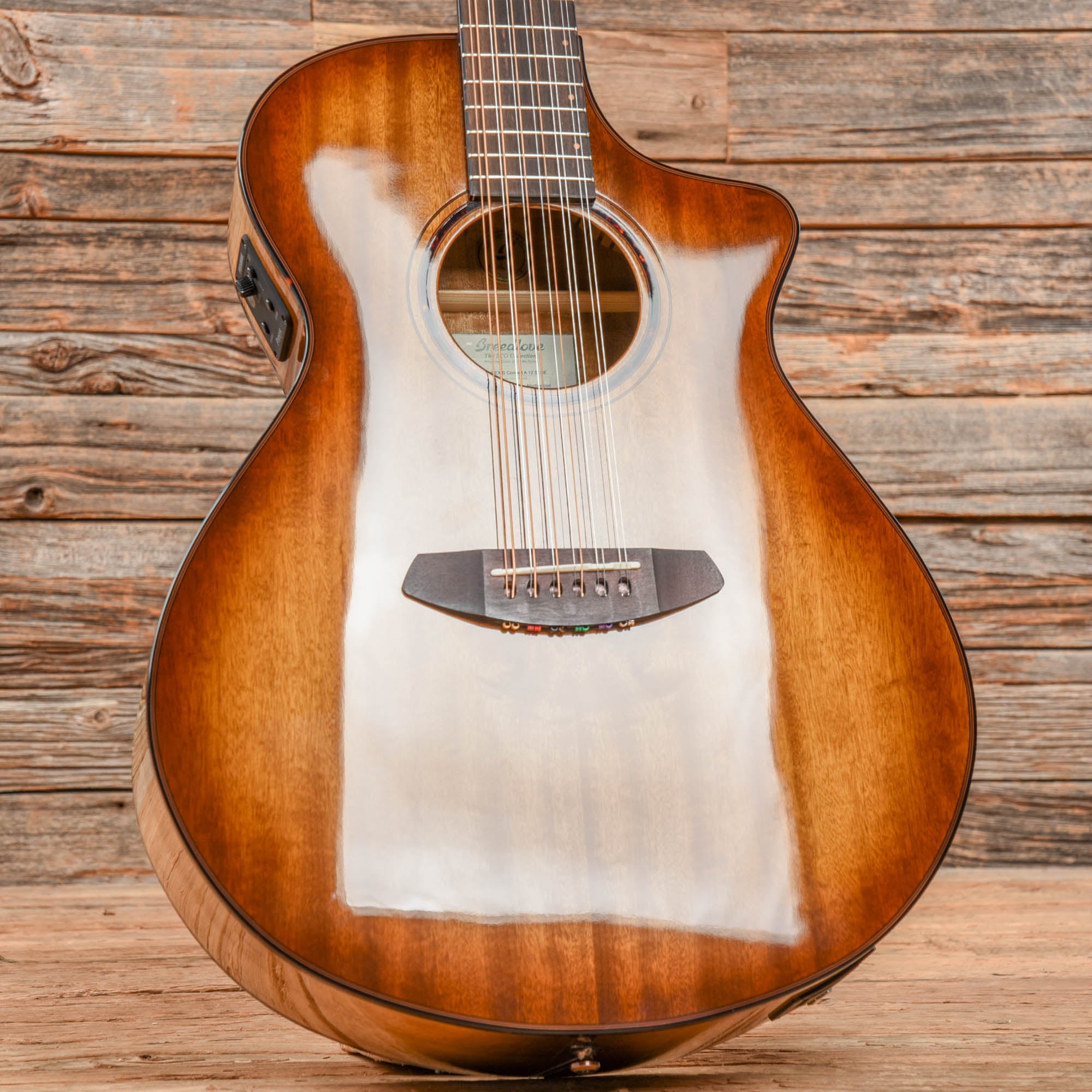 Breedlove Pursuit Exotic S Concert CE 12-String All Myrtlewood Sunburst Acoustic Guitars / OM and Auditorium