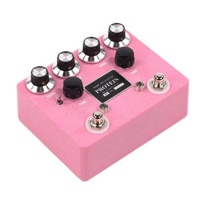 Browne Amplification Protein Dual Overdrive v4 Pedal Pink Effect Pedals