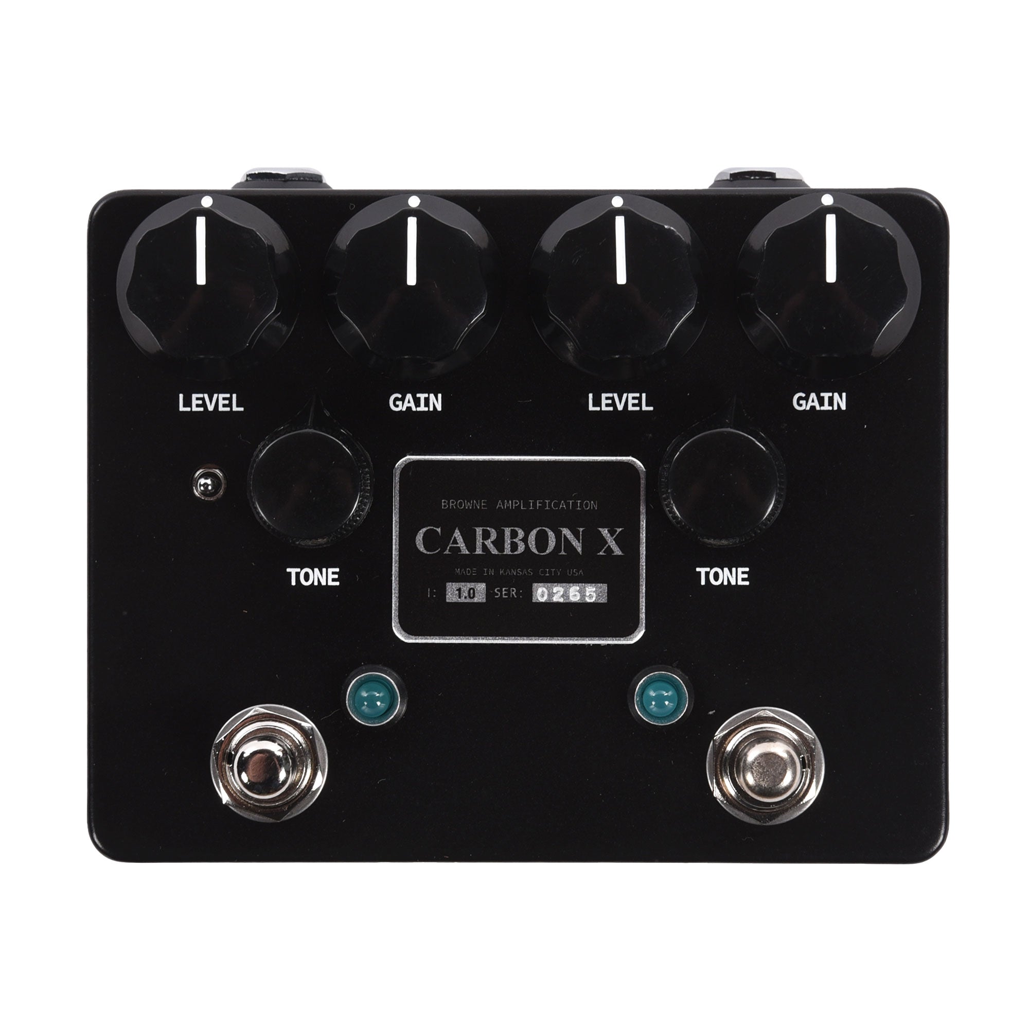 Browne Amplification Carbon X Dual Overdrive Pedal Effects and Pedals / Overdrive and Boost