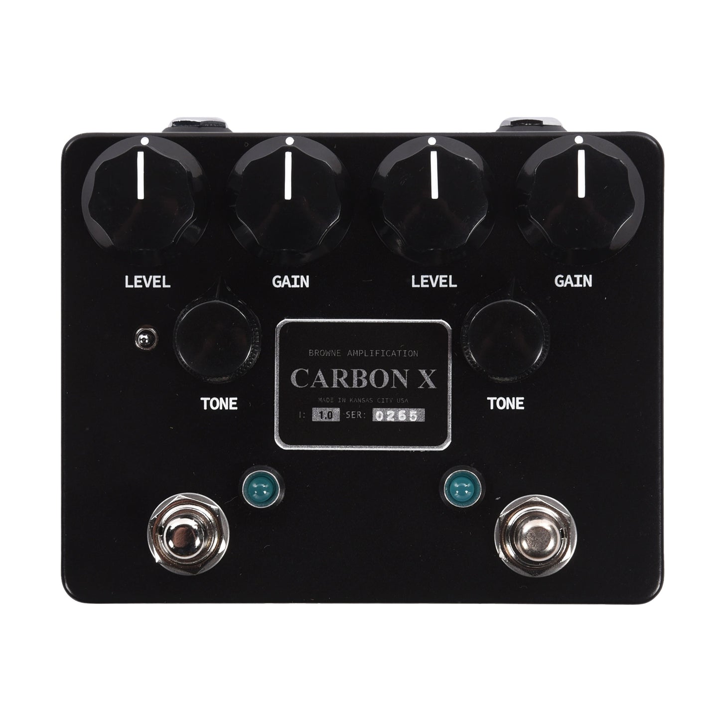 Browne Amplification Carbon X Dual Overdrive Pedal Effects and Pedals / Overdrive and Boost