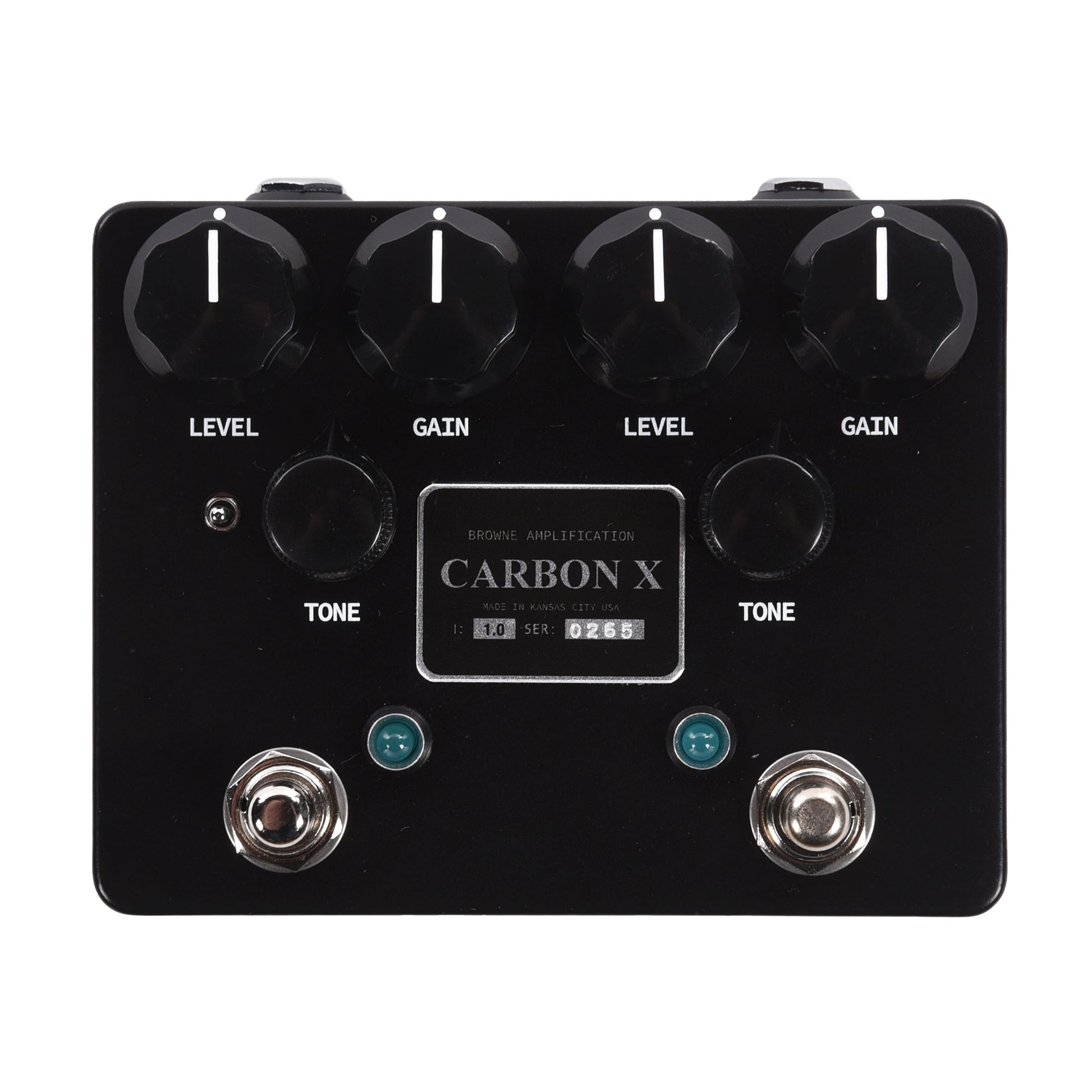 Browne Amplification Carbon X Dual Overdrive Pedal Effects and Pedals / Overdrive and Boost