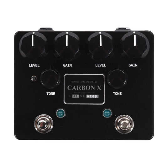 Browne Amplification Carbon X Dual Overdrive Pedal Effects and Pedals / Overdrive and Boost