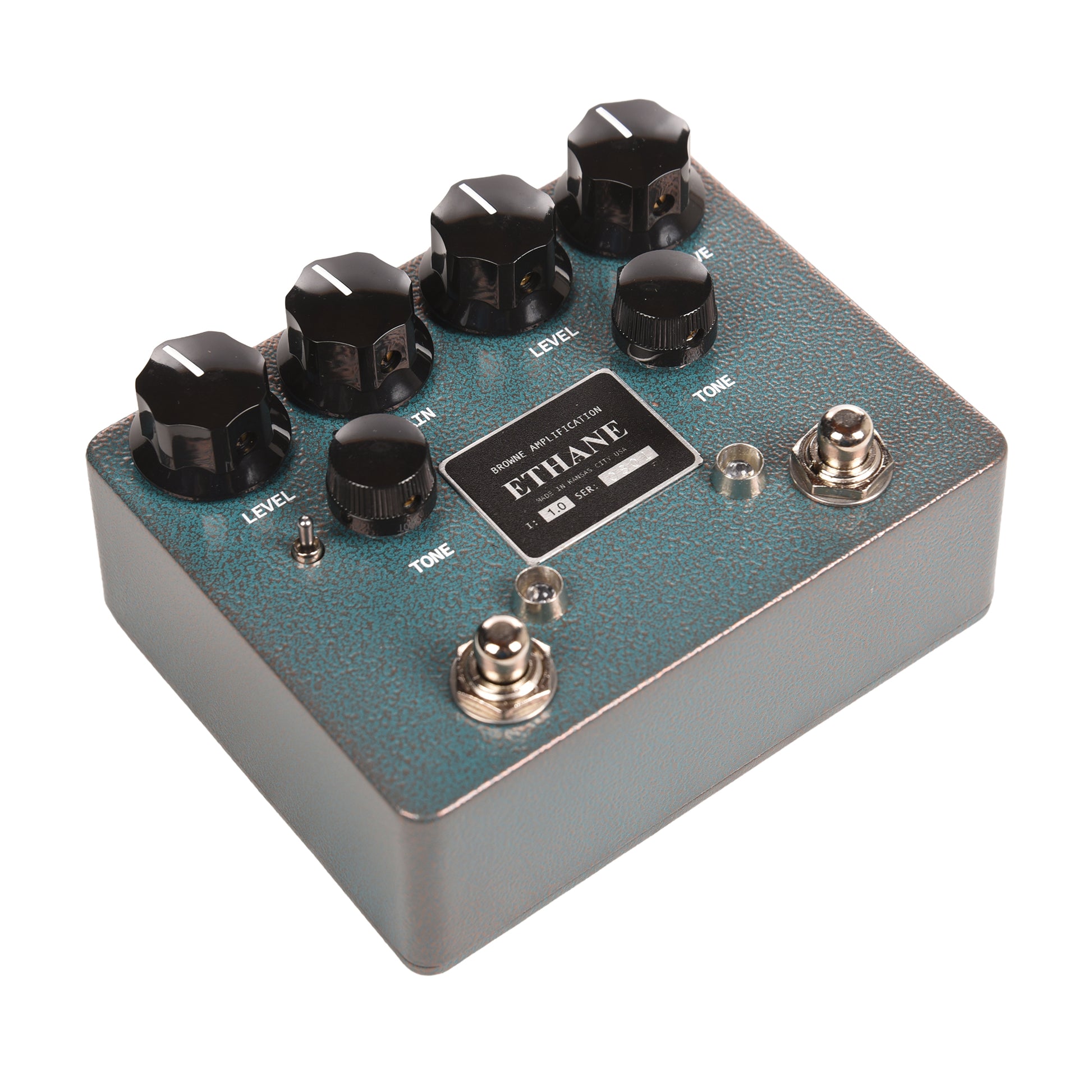 Browne Amplification Ethane Dual Overdrive Pedal Aqua Copper Vein Effects and Pedals / Overdrive and Boost