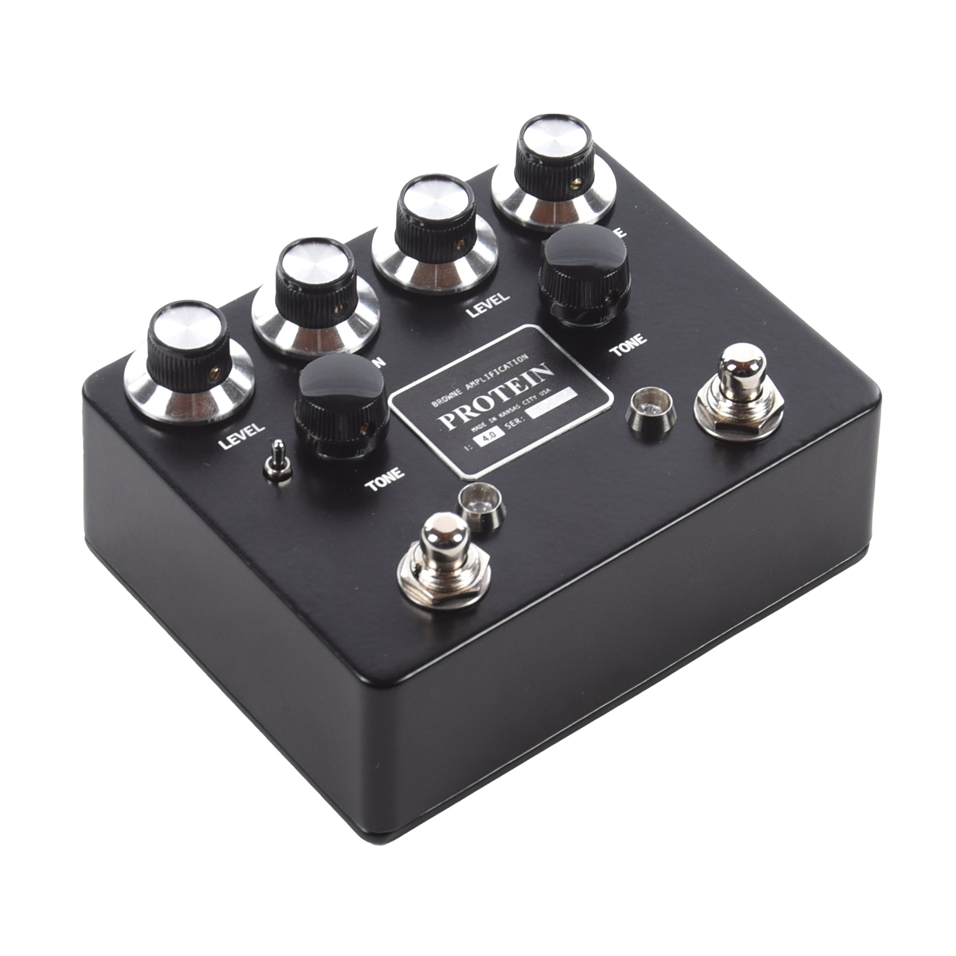 Browne Amplification Protein Dual Overdrive v4 Pedal Black Effects and Pedals / Overdrive and Boost