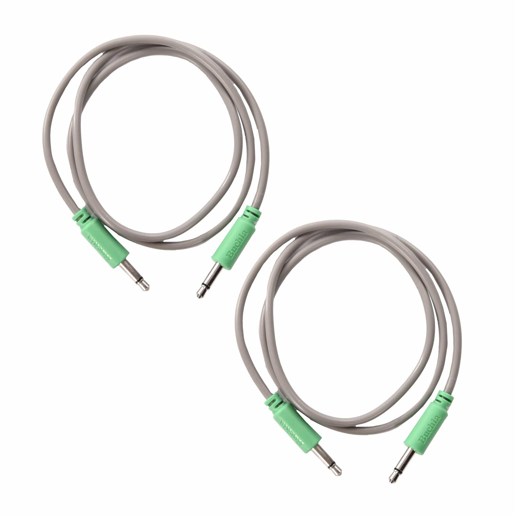 Buchla Audio 3.58mm TiniCable 24" Green 2 Pack Bundle Accessories / Cables