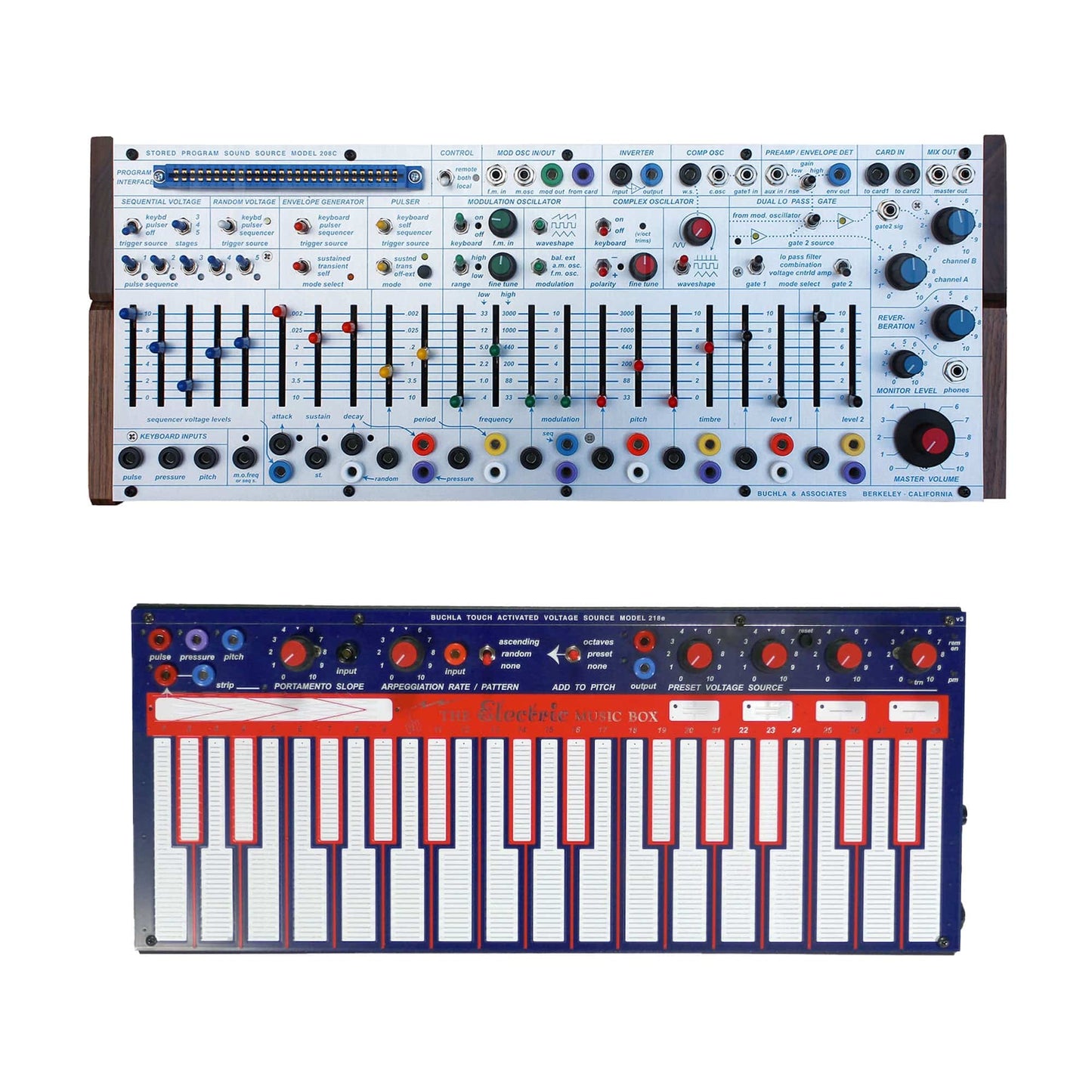Buchla Easel Command Desktop Synthesizer and  LEM 218 Touch Keyboard Controller Bundle Effects and Pedals / Controllers, Volume and Expression