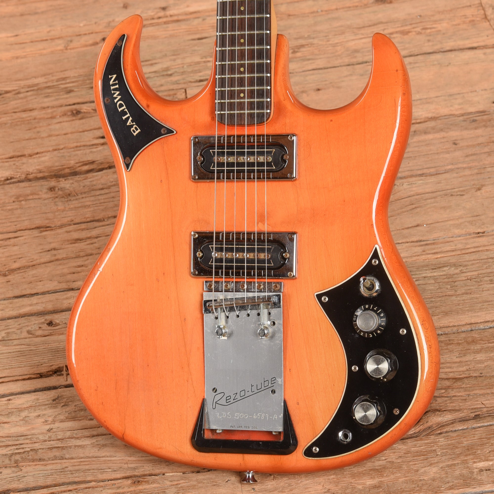 Burns Baby Bison Transparent Red 1960s Electric Guitars / Solid Body
