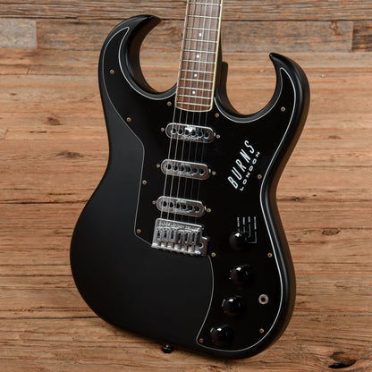 Burns Bison Series Flat Black Electric Guitars / Solid Body
