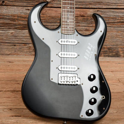 Burns Bison Series Flat Black Electric Guitars / Solid Body