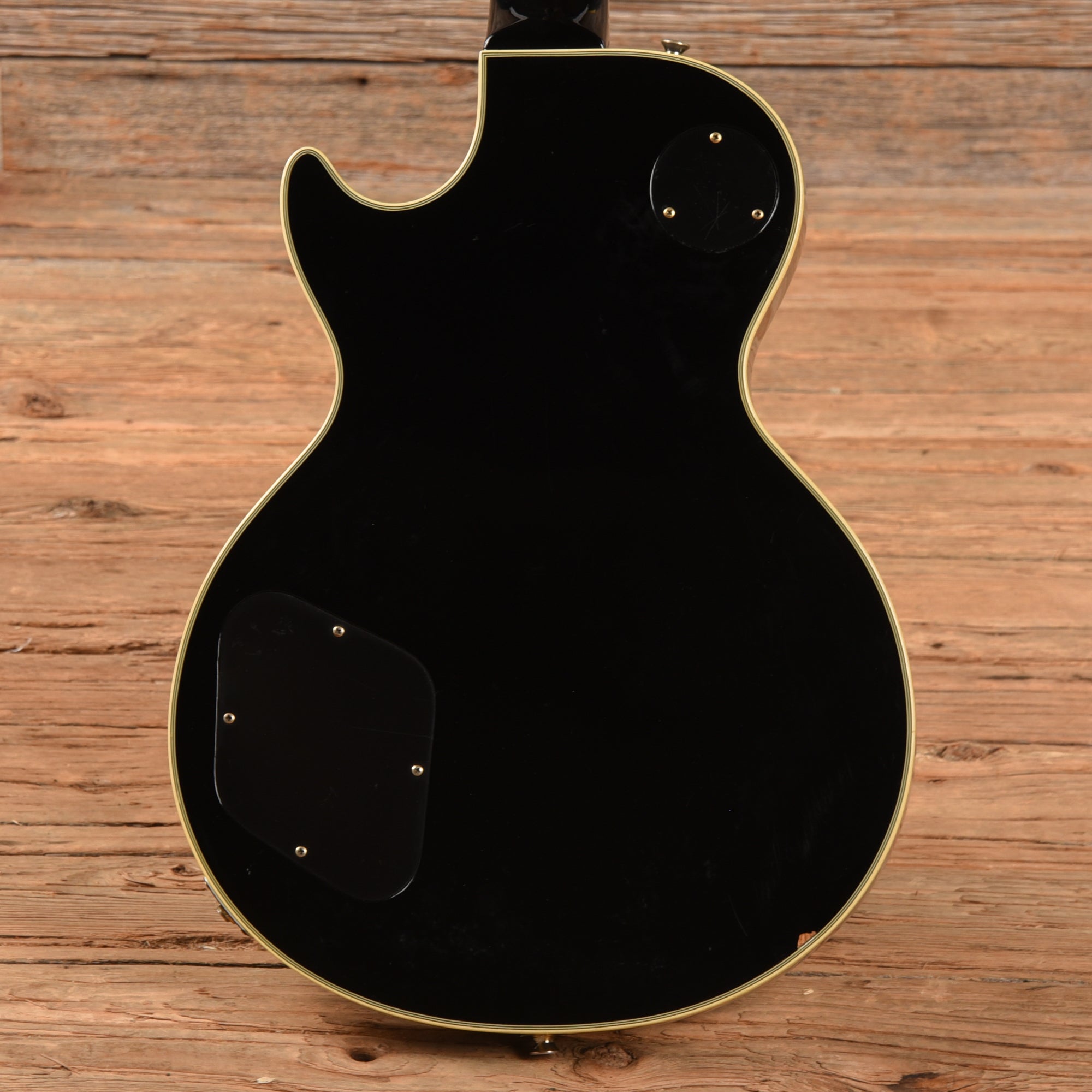 Burny 3-Pickup Singlecut Black Electric Guitars / Solid Body