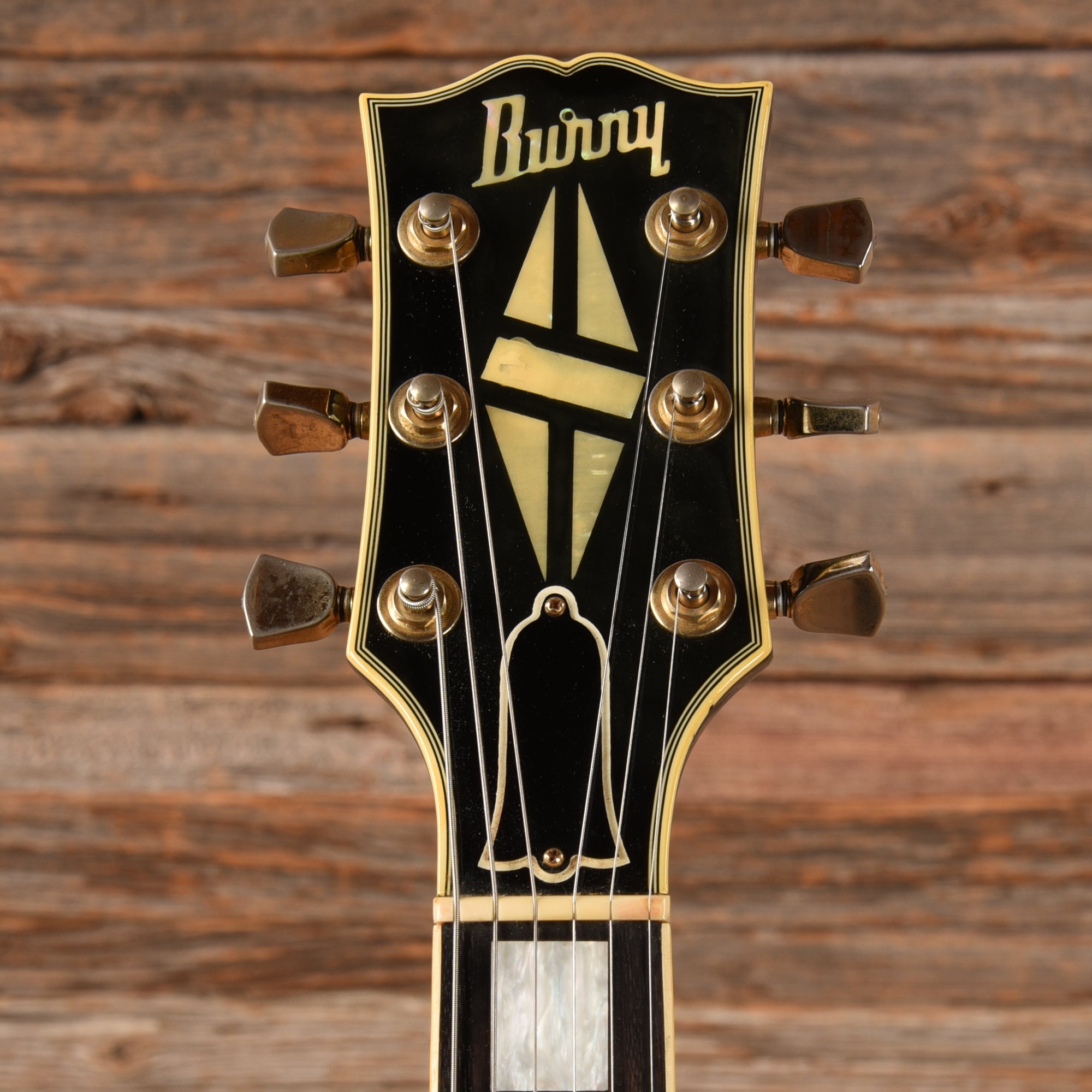 Burny 3-Pickup Singlecut Black Electric Guitars / Solid Body