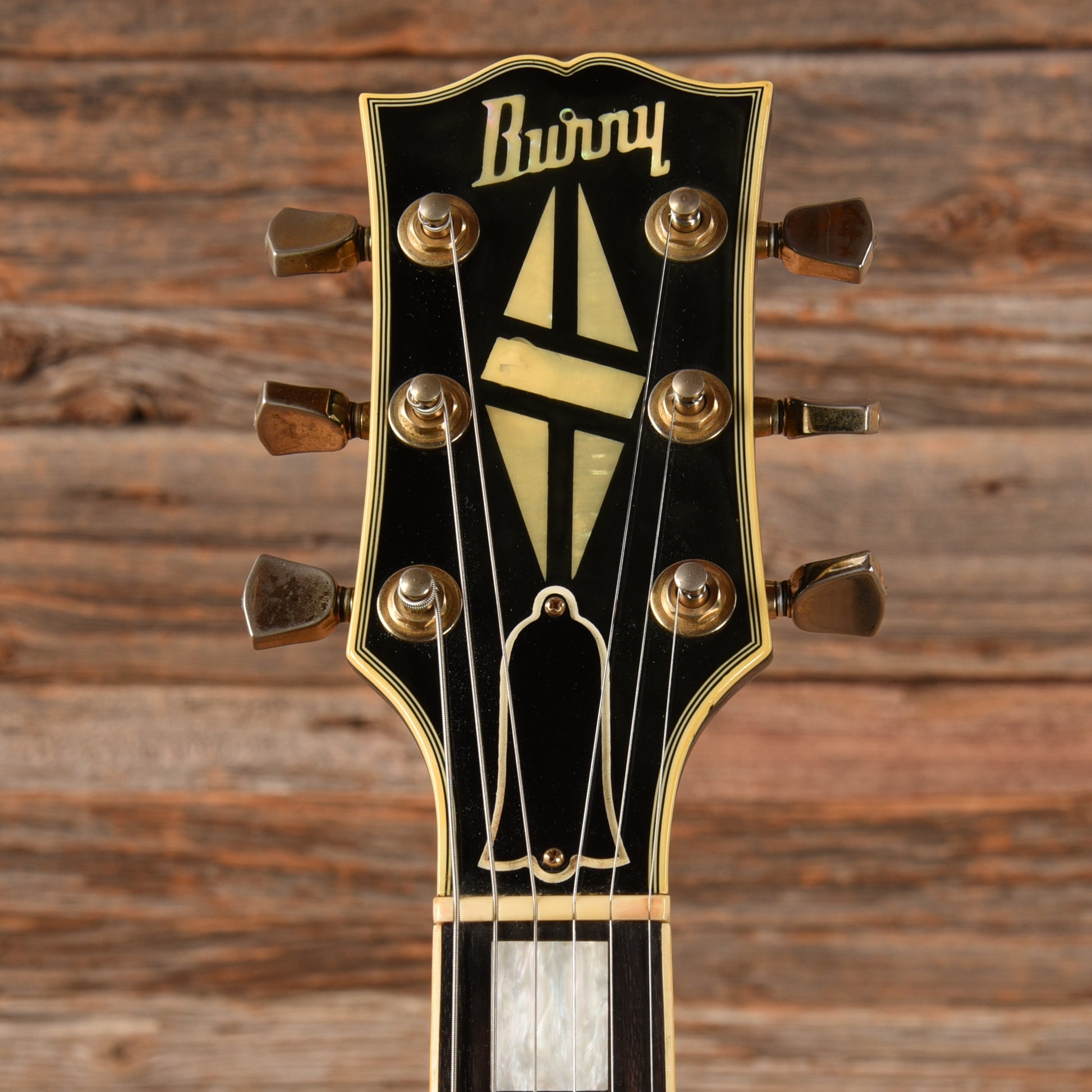 Burny 3-Pickup Singlecut Black Electric Guitars / Solid Body