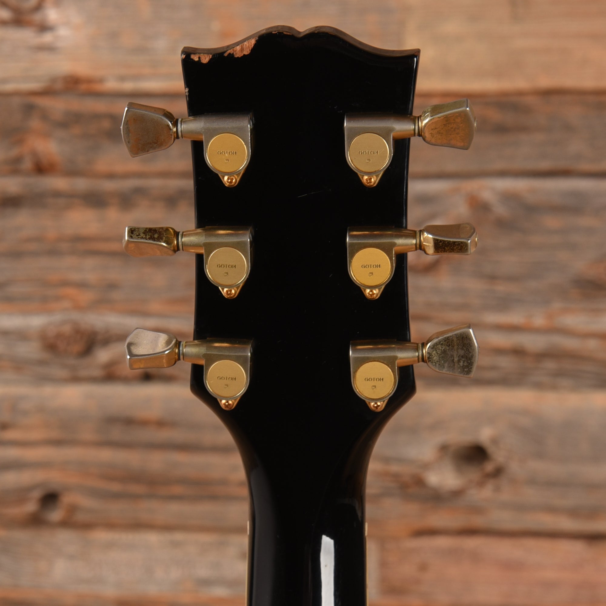 Burny 3-Pickup Singlecut Black Electric Guitars / Solid Body