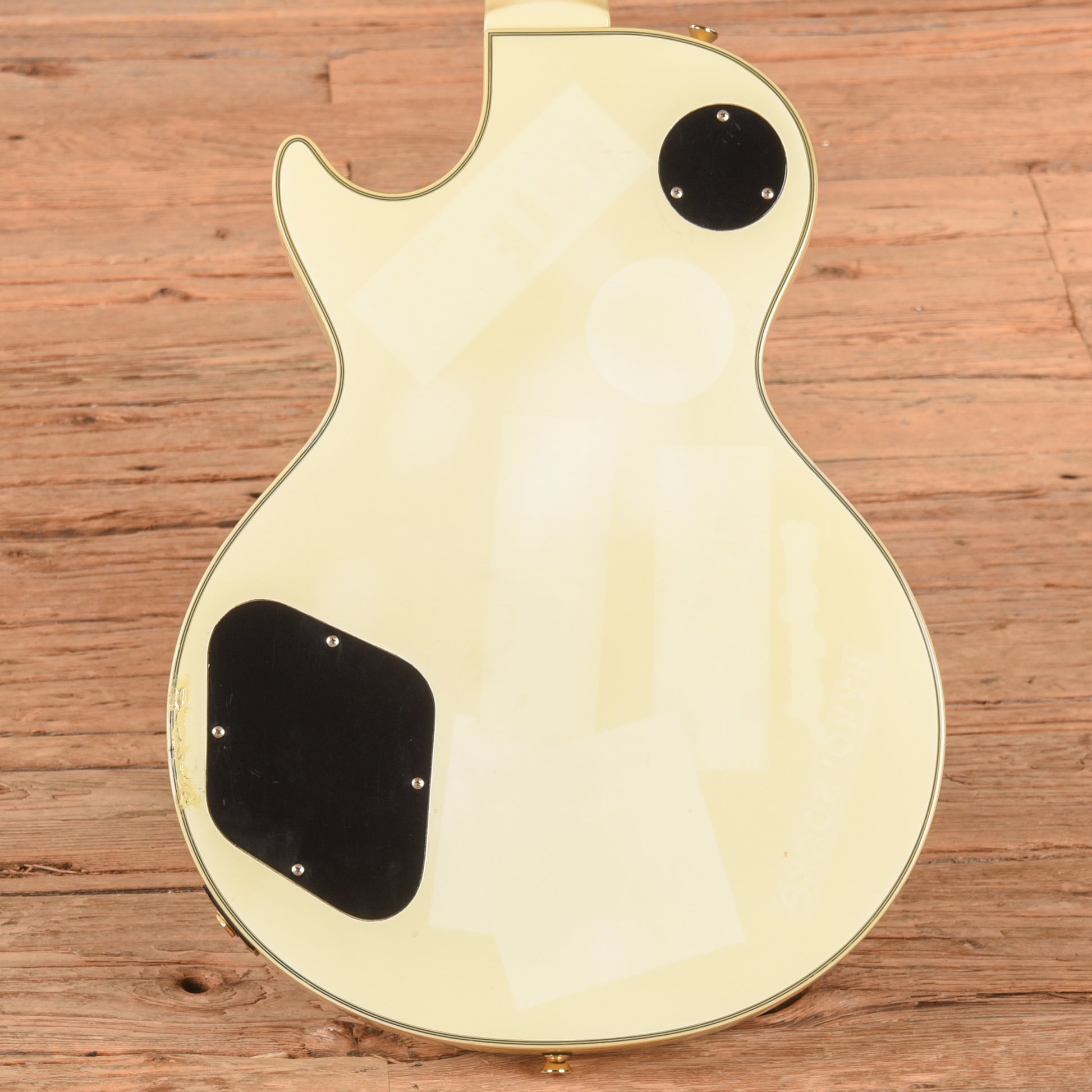 Burny RLC-55 White Electric Guitars / Solid Body