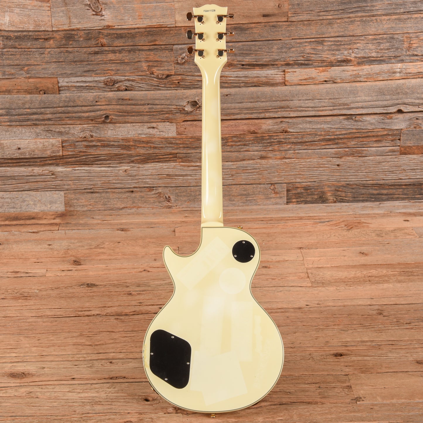 Burny RLC-55 White Electric Guitars / Solid Body