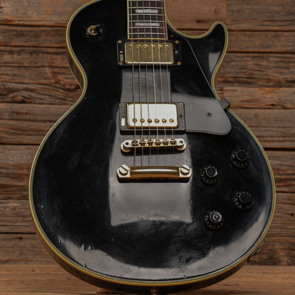 Burny RLC-70 Black 1980s Electric Guitars / Solid Body