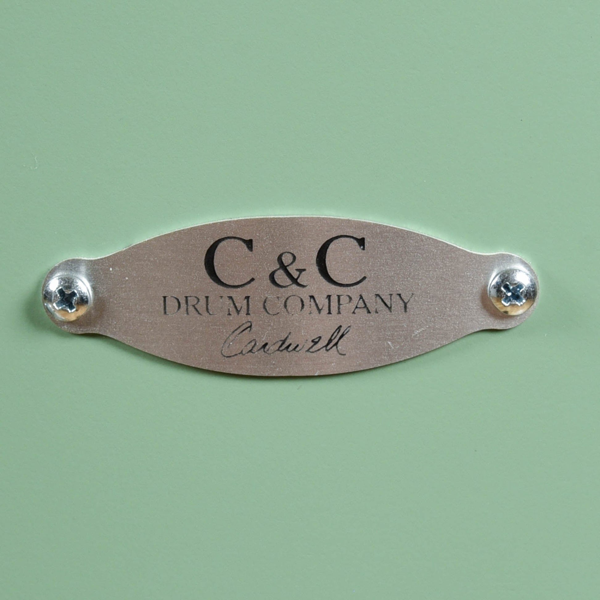 C&C Maple/Gum 13/16/22 3pc. Drum Kit Menta Green Satin w/Wood Hoops Drums and Percussion / Acoustic Drums / Full Acoustic Kits