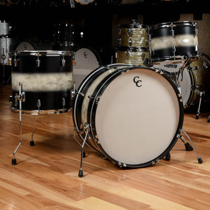 C&C Maple/Gum 13/16/24 3pc. Drum Kit Black/Smoke Duco Satin Drums and Percussion / Acoustic Drums / Full Acoustic Kits