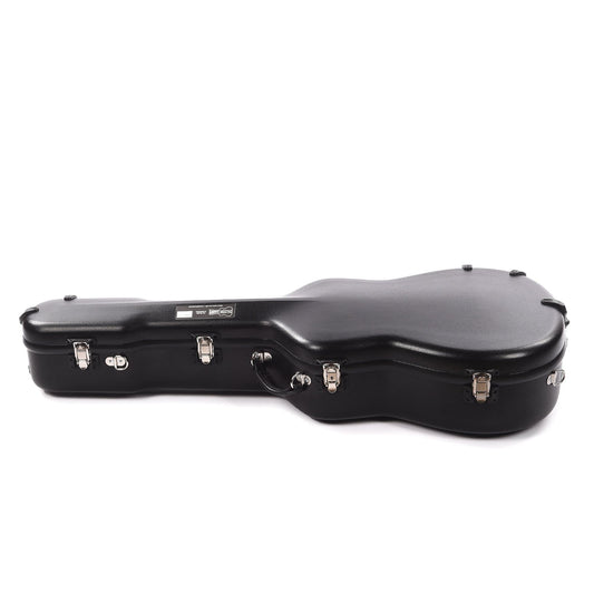 Calton Cases Acoustic D-18 Guitar Case Black w/Green Velvet Interior Accessories / Cases and Gig Bags / Guitar Cases