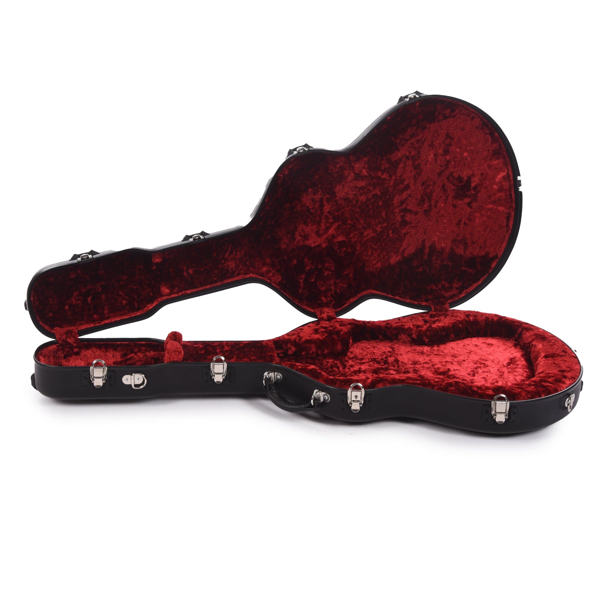Calton Cases Electric Jazzmaster Guitar Case Black w/Red Velvet Interi ...