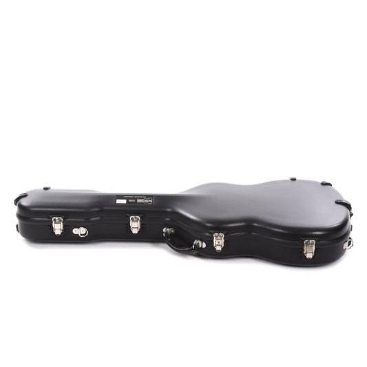 Calton Cases Electric Stratocaster Guitar Case Black w/Red Velvet Interior Accessories / Cases and Gig Bags / Guitar Cases