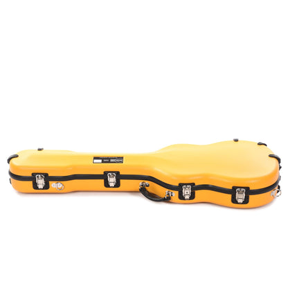 Calton Cases Electric Telecaster Guitar Case Yellow w/Red Velvet Interior Accessories / Cases and Gig Bags / Guitar Cases