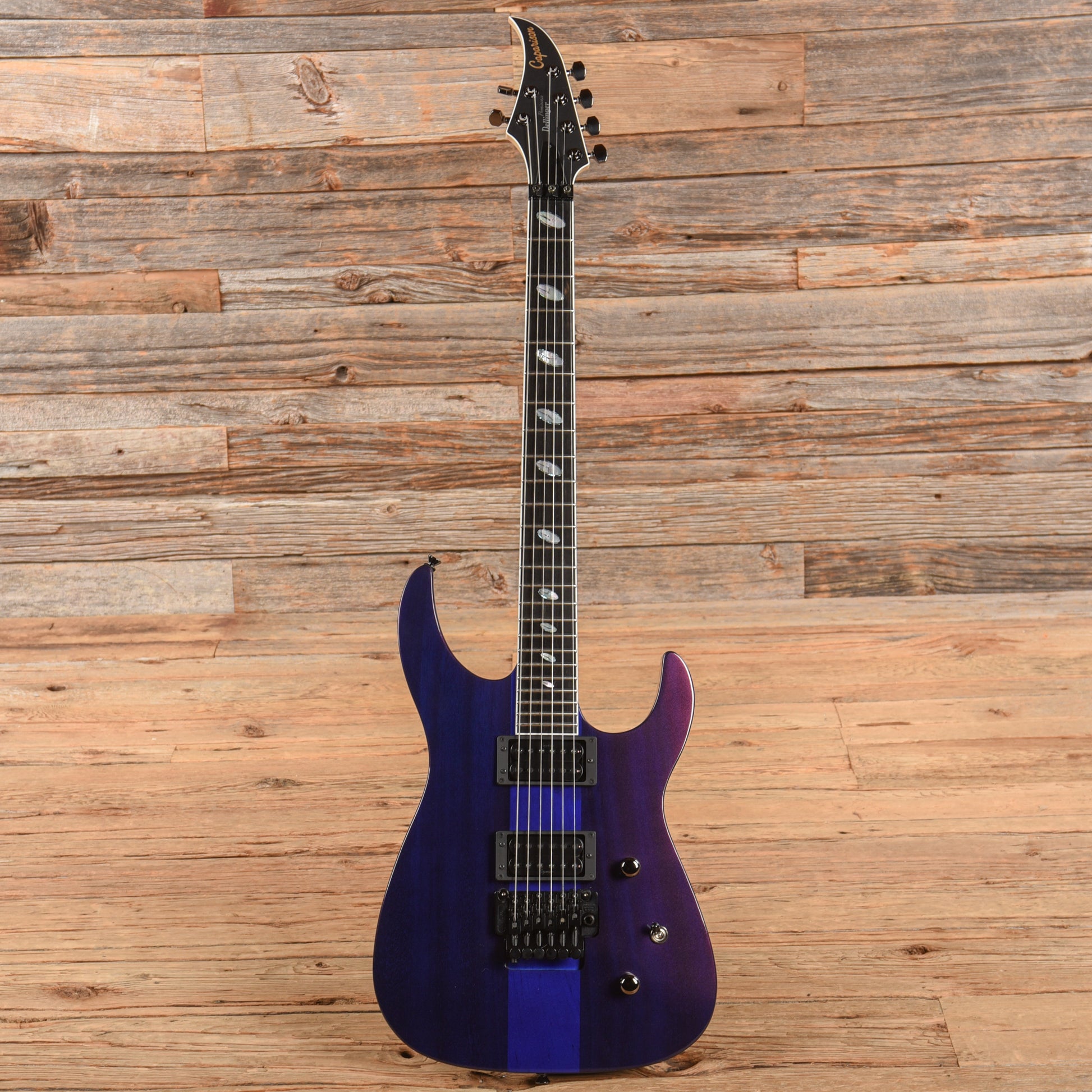 Caparison Dellinger II Prominence Transparent Spectrum Blue 2023 Electric Guitars / Solid Body