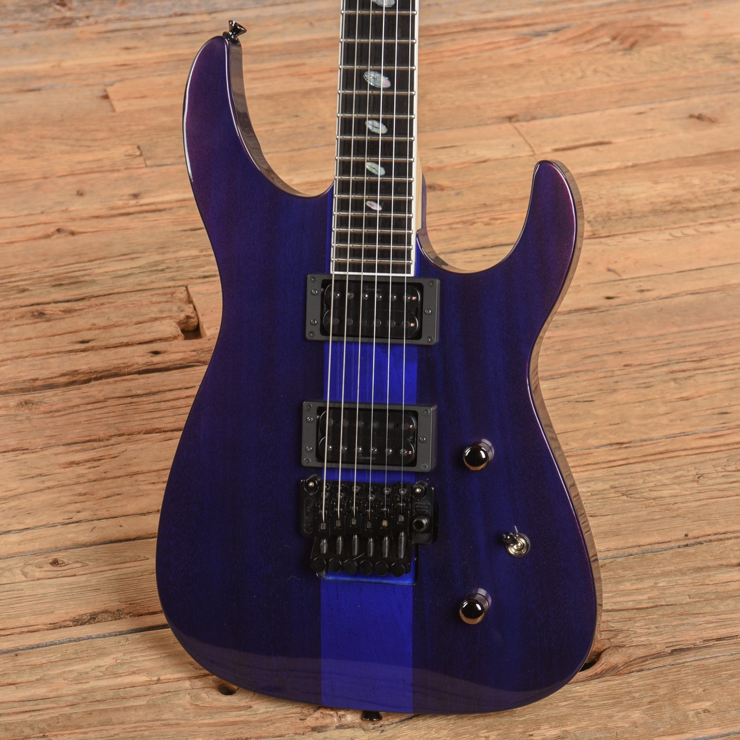 Caparison Dellinger II Prominence Transparent Spectrum Blue 2023 Electric Guitars / Solid Body