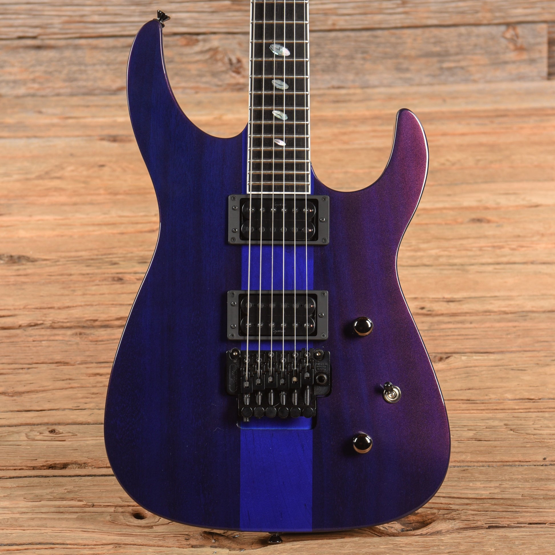 Caparison Dellinger II Prominence Transparent Spectrum Blue 2023 Electric Guitars / Solid Body