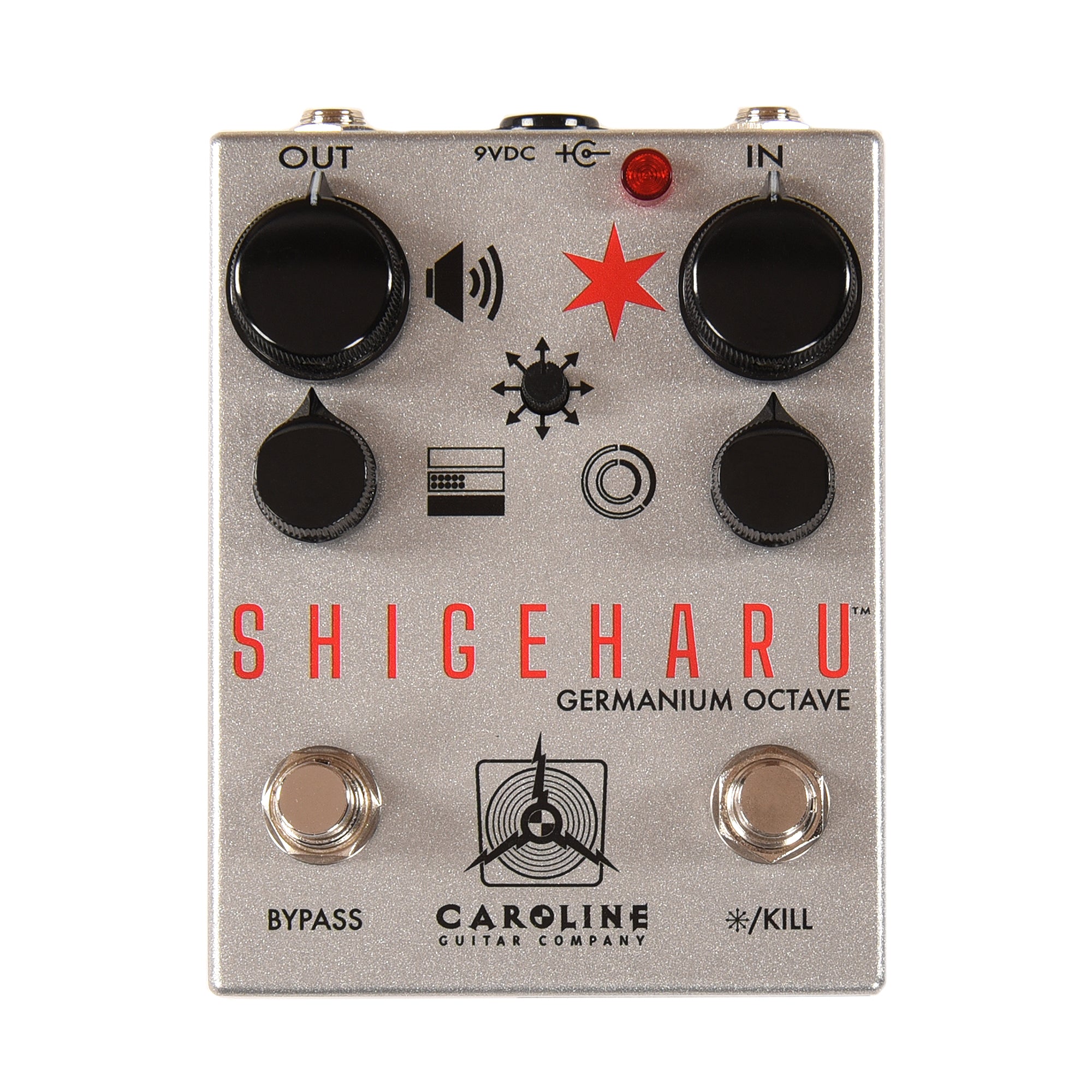 Caroline Shigeharu Germanium Fuzz/Octave Pedal Silver Effects and Pedals / Fuzz
