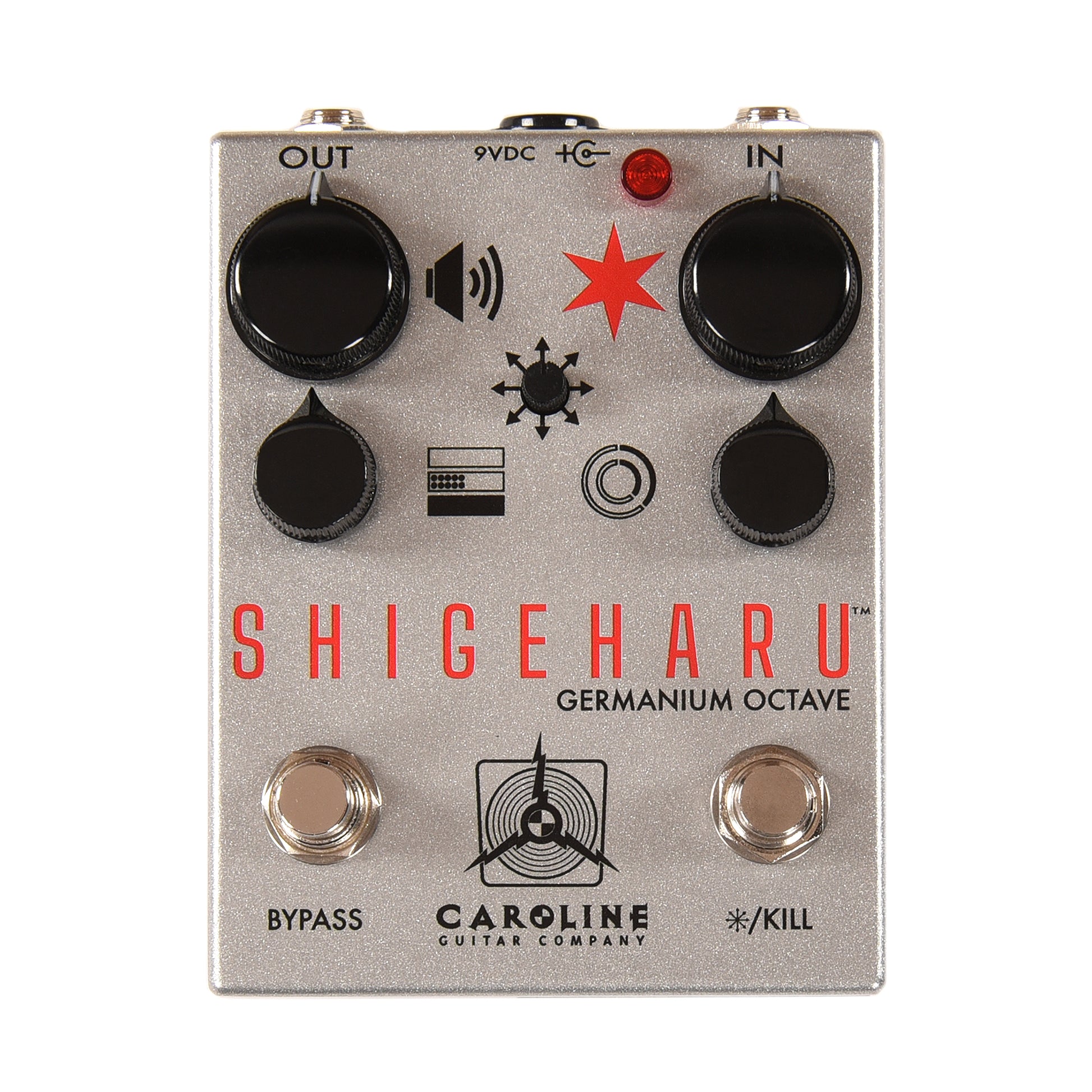 Caroline Shigeharu Germanium Fuzz/Octave Pedal Silver Effects and Pedals / Fuzz
