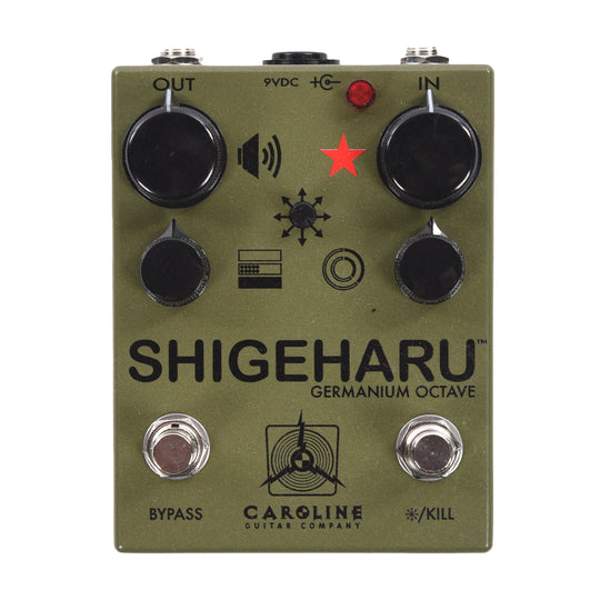 Caroline Special Run Shigeharu Germanium Fuzz/Octave Pedal Green Effects and Pedals / Fuzz