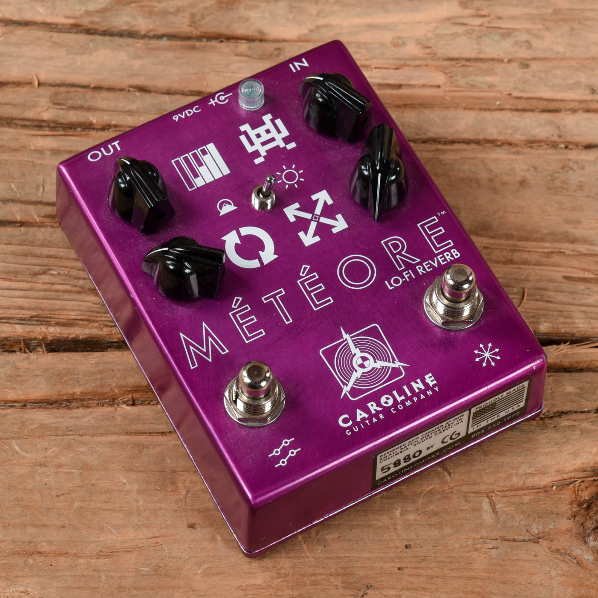 Caroline Meteore Cosmic Purple Effects and Pedals / Reverb