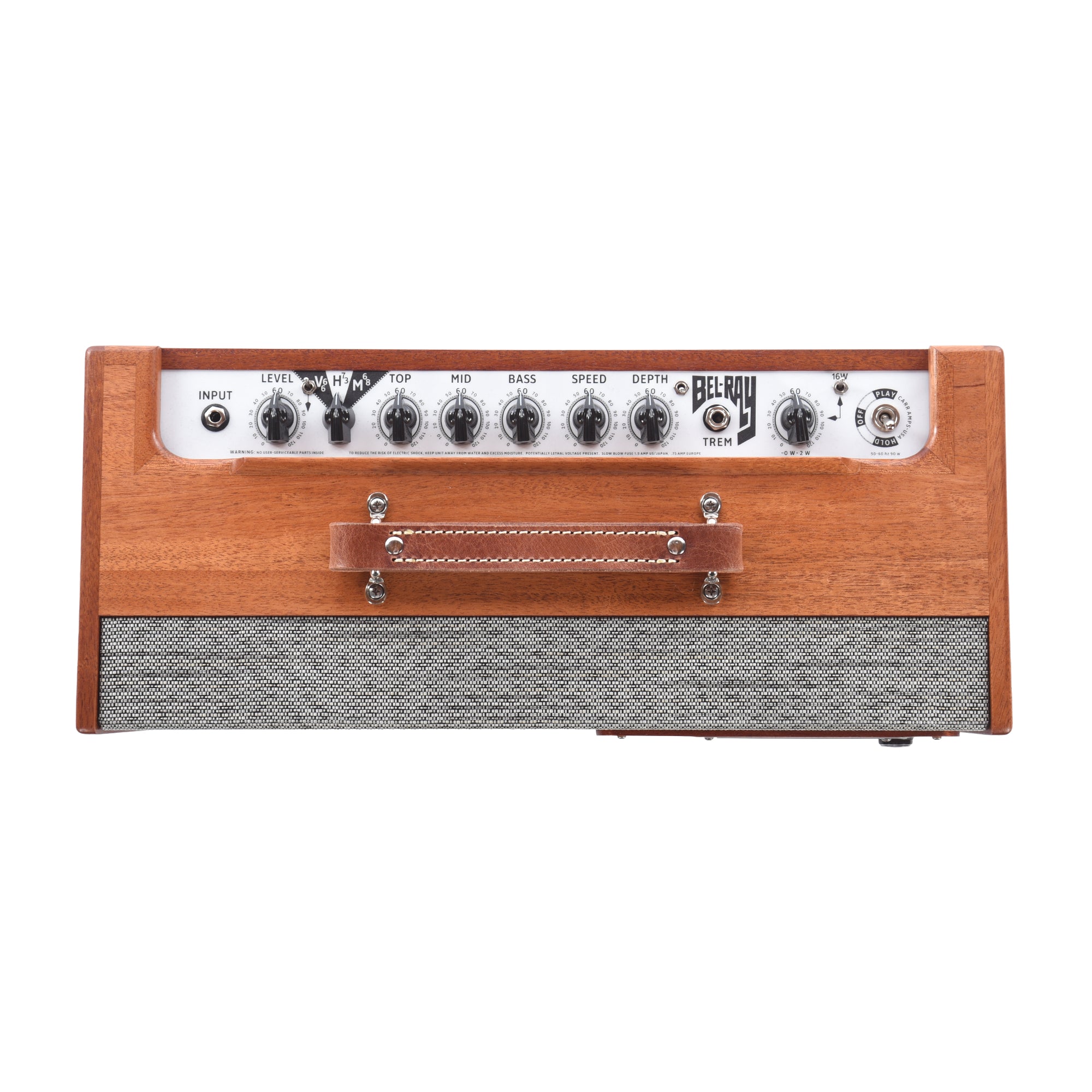 Carr Bel Ray 16W 1x12 Combo Amp Custom Mahogany Hardwood Amps / Guitar Amps / Guitar Combos
