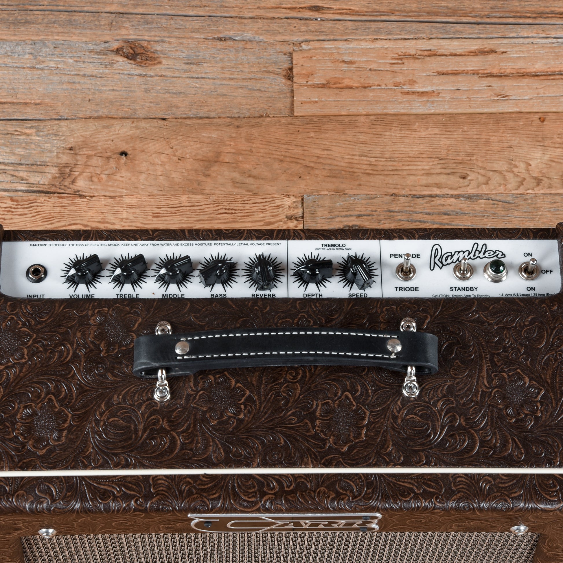 Carr Rambler 28/14W 1x12 6L6 Class A Tremolo & Reverb Combo Cowboy w/Footswitch Amps / Guitar Amps / Guitar Combos