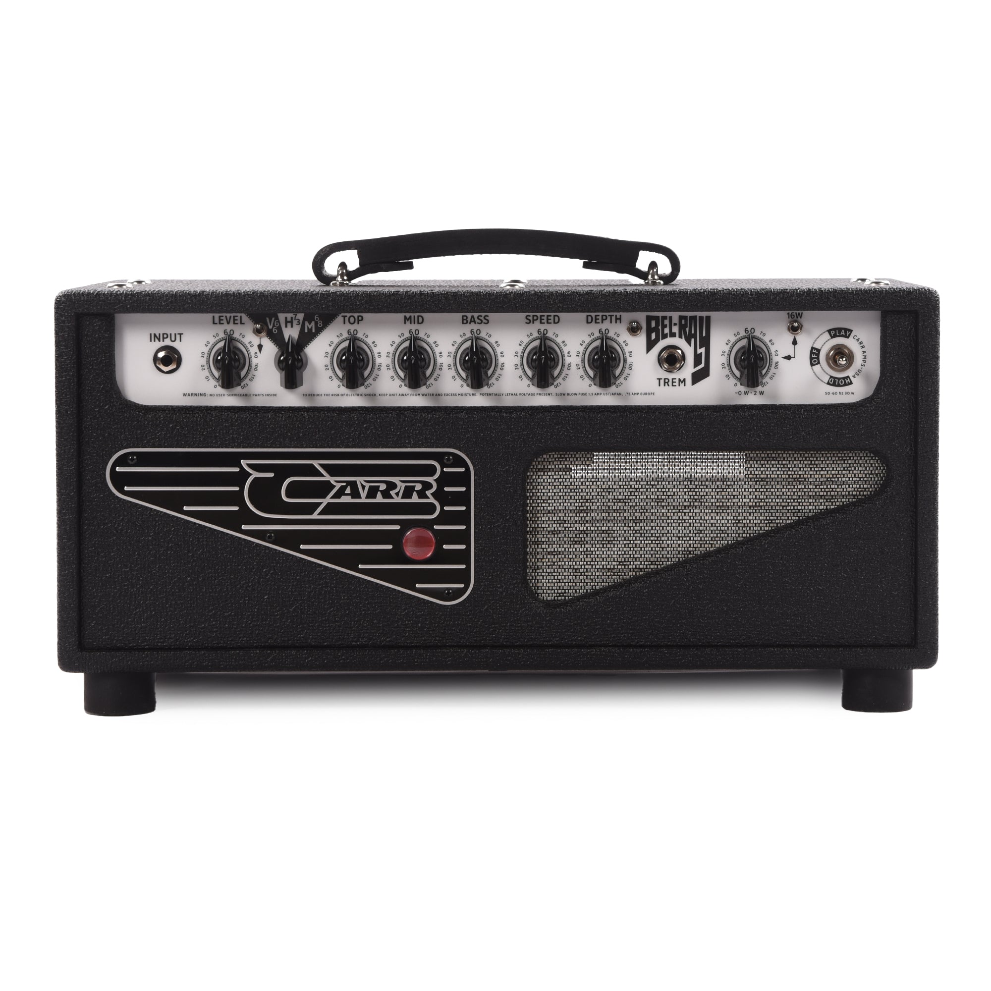 Carr Bel Ray 16W Amp Head Black Amps / Guitar Amps / Guitar Heads