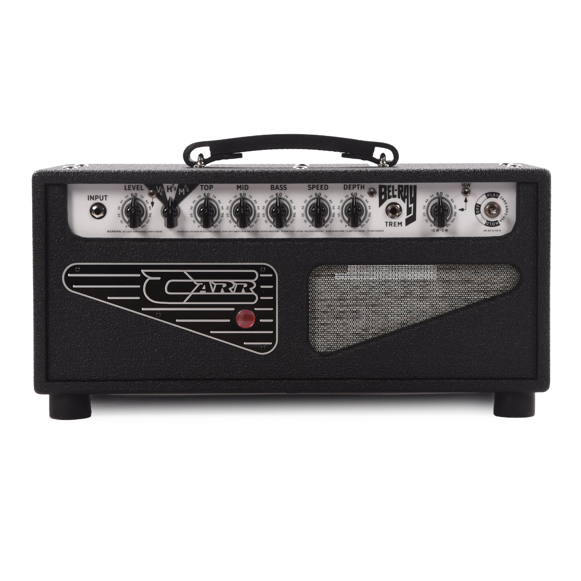 Carr Bel Ray 16W Amp Head Black Amps / Guitar Amps / Guitar Heads