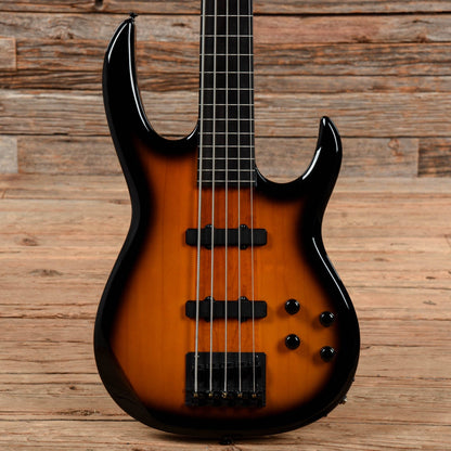 Carvin LB75 5 String Fretless Bass Sunburst Bass Guitars / 5-String or More