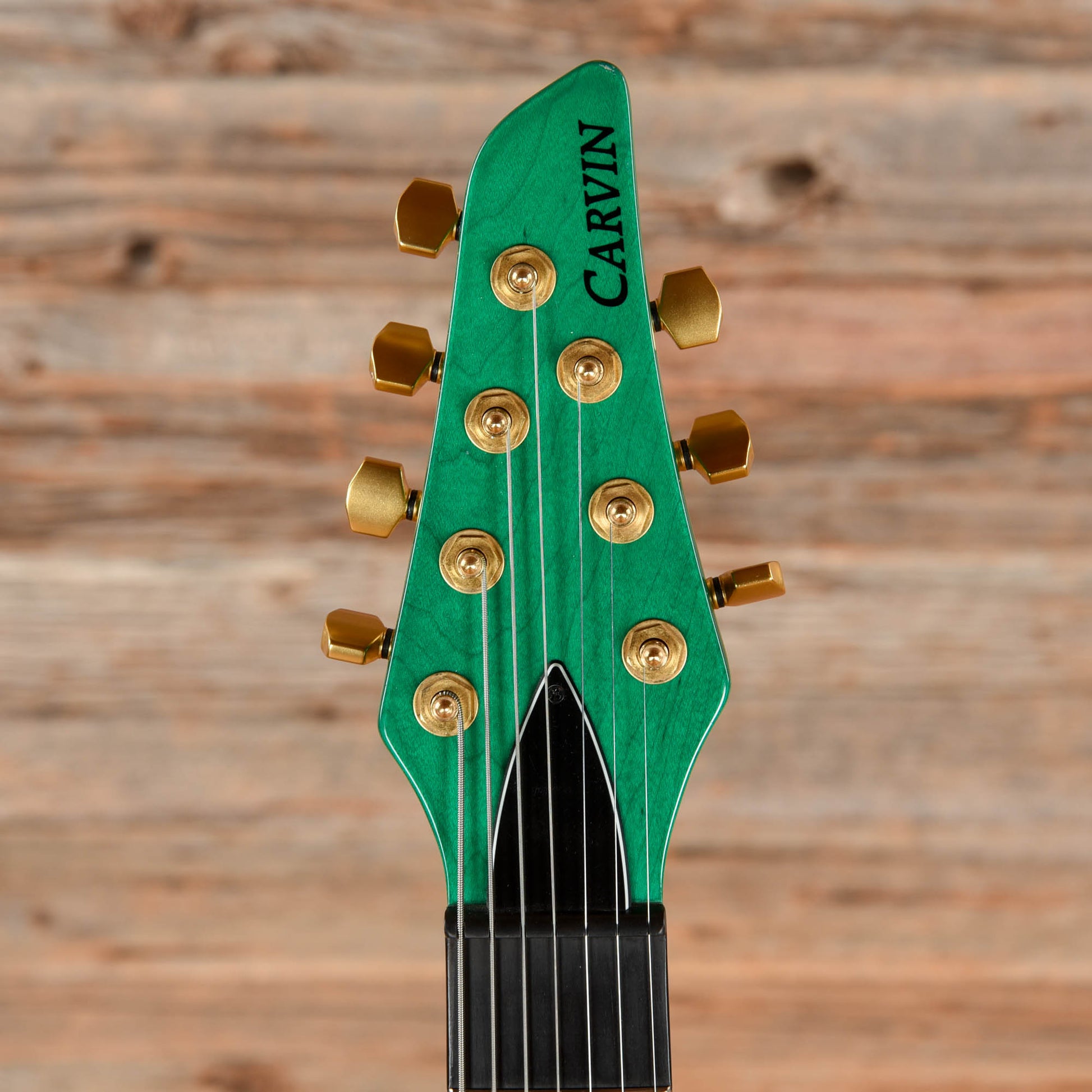 Carvin 7-String Transparent Green Electric Guitars / Solid Body