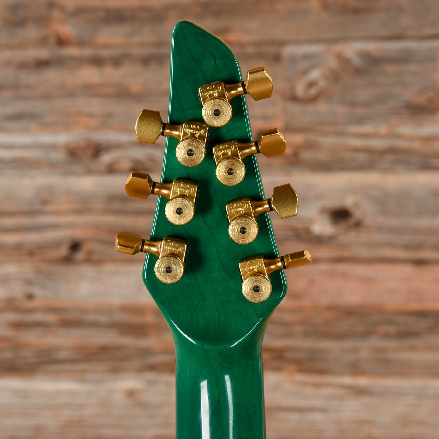 Carvin 7-String Transparent Green Electric Guitars / Solid Body