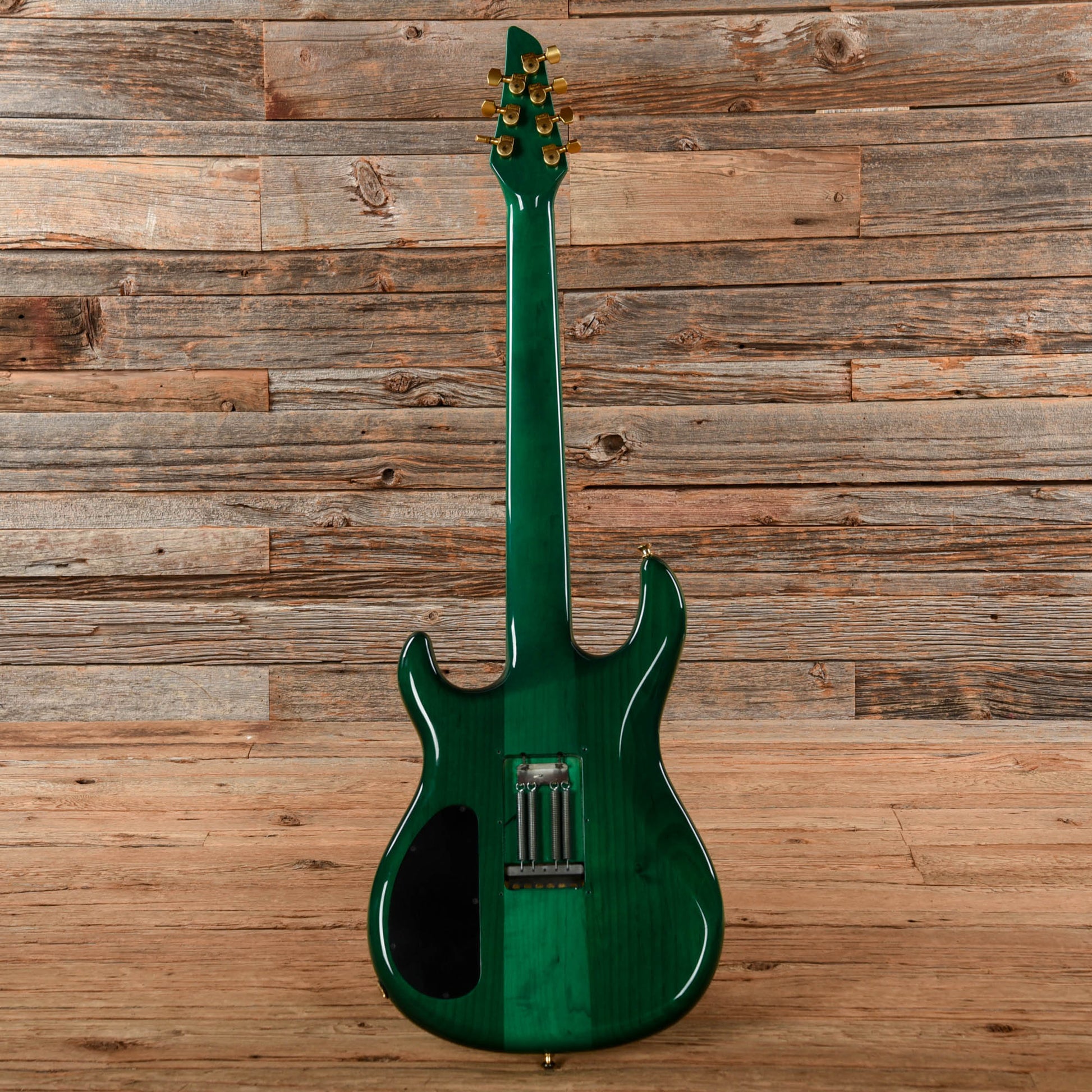 Carvin 7-String Transparent Green Electric Guitars / Solid Body