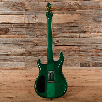 Carvin 7-String Transparent Green Electric Guitars / Solid Body