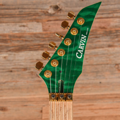 Carvin ST300 Transparent Green Electric Guitars / Solid Body