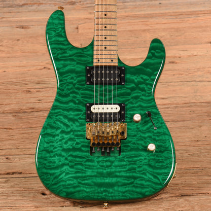 Carvin ST300 Transparent Green Electric Guitars / Solid Body