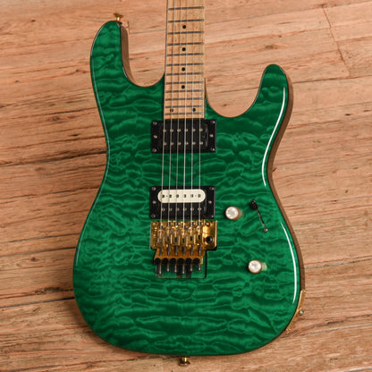 Carvin ST300 Transparent Green Electric Guitars / Solid Body