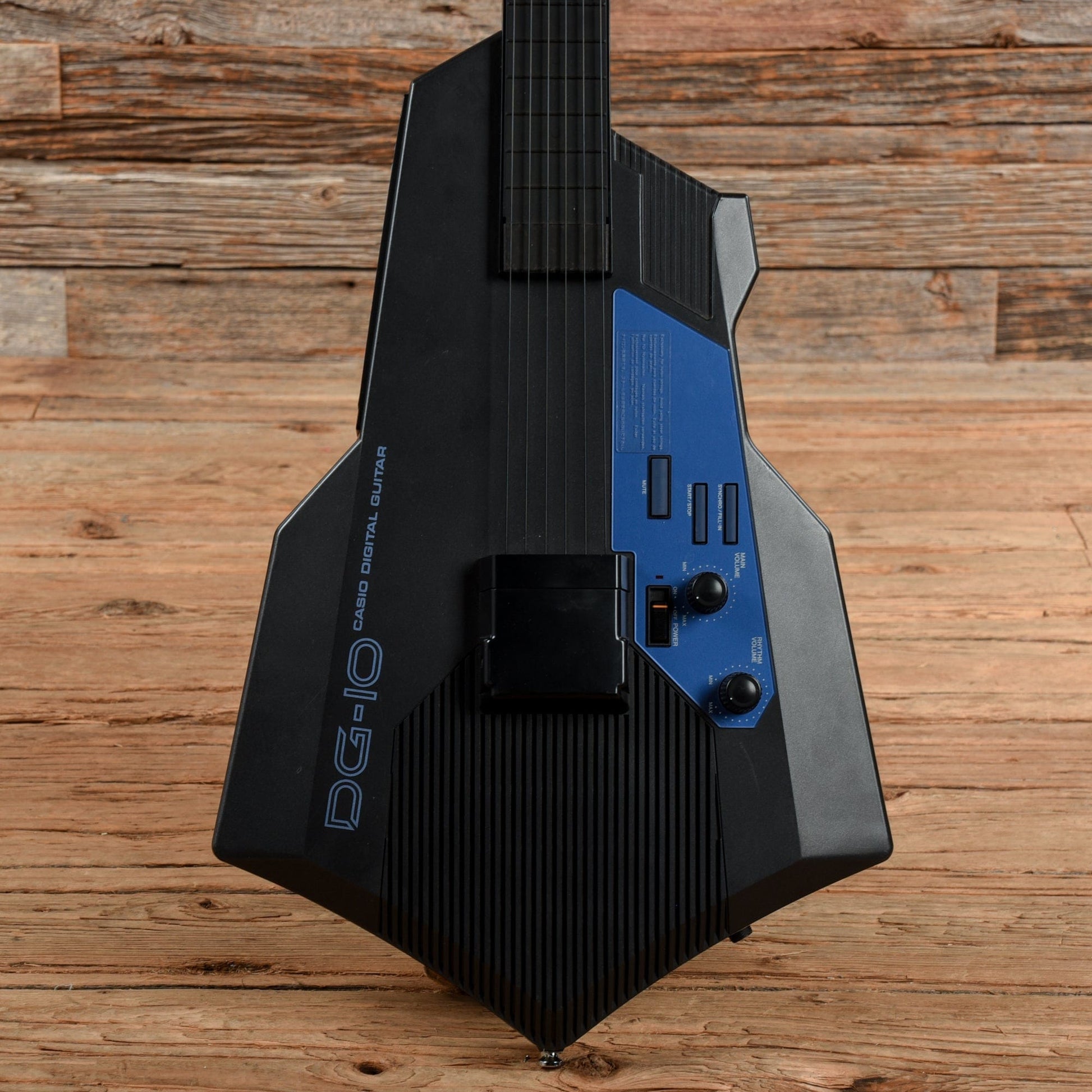 Casio DG-10 Digital Guitar Black 1980s Electric Guitars / Solid Body