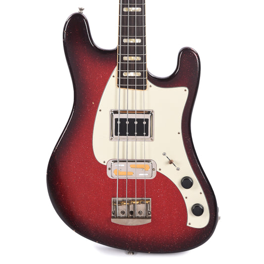 Castedosa Conchers Short-Scale Bass Aged Red Burst w/Novak Pickups Bass Guitars / Short Scale